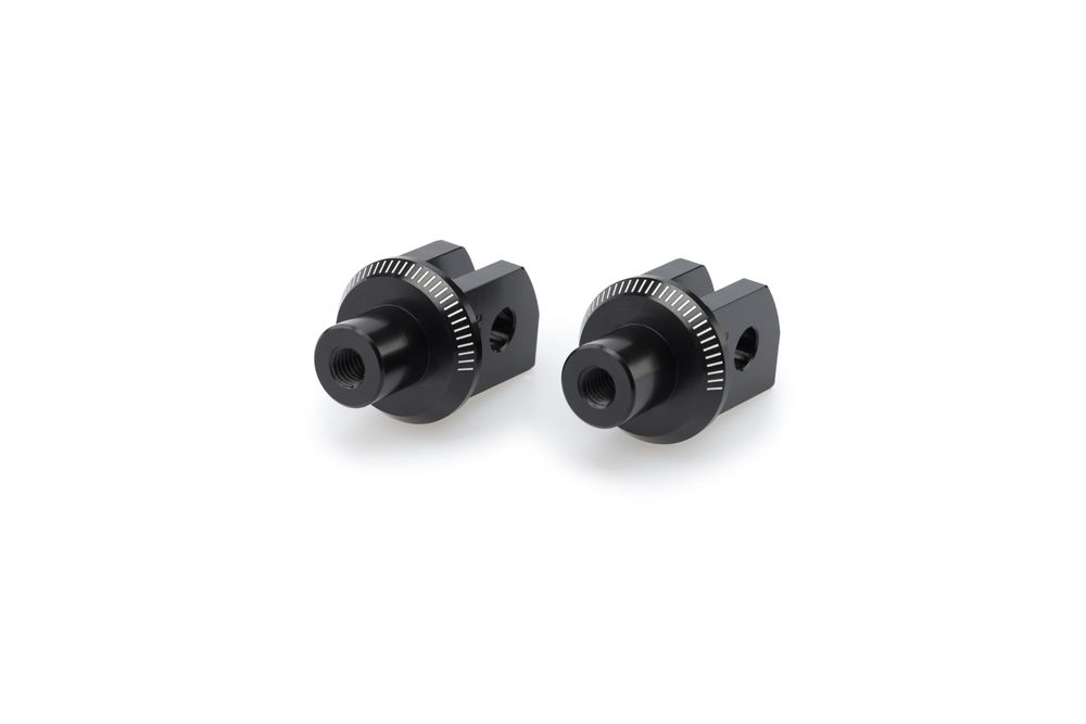 PUIG 6454N Vintage Fußrasten passend fuer YAMAHA YZF-R125 Schwarz