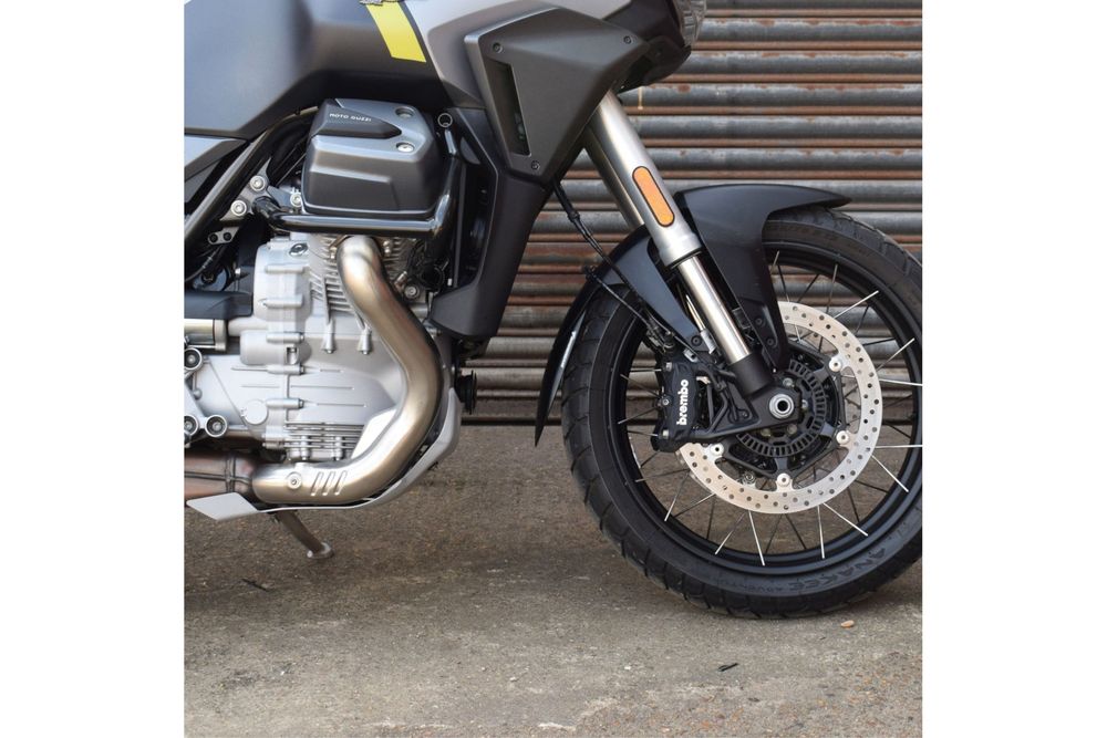 PUIG 22231N Verlängerung des vorderen Schutzblechs passend fuer MOTO GUZZI STELVIO Schwarz