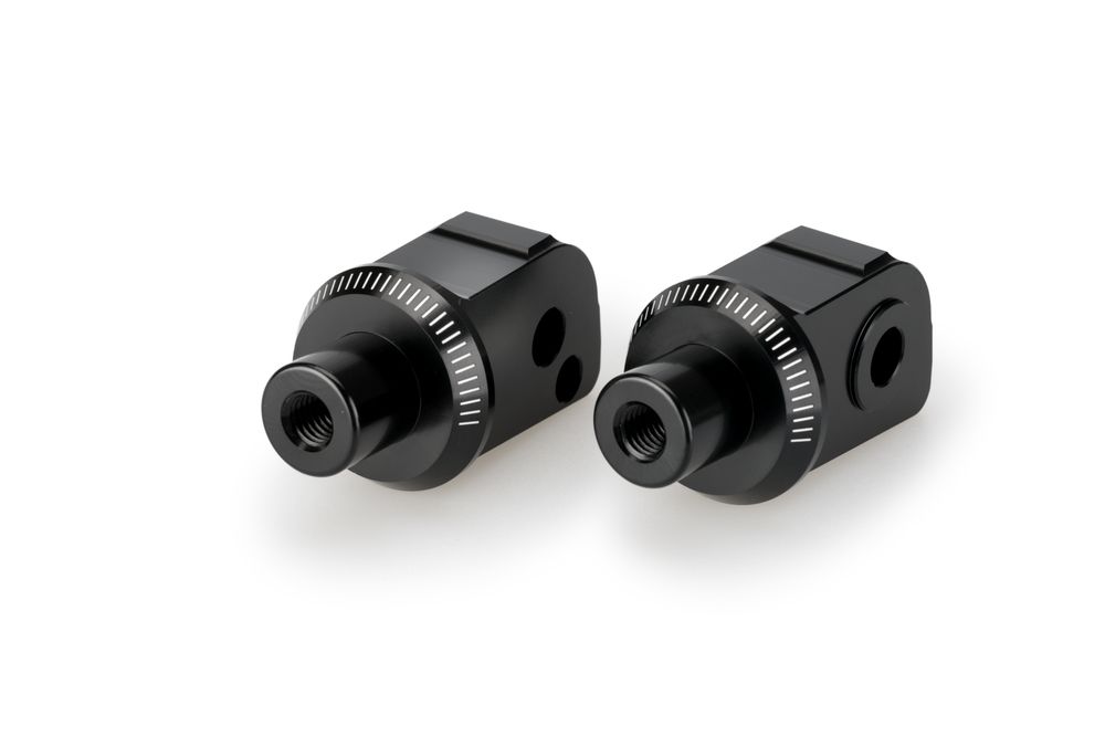 PUIG 20759N Vintage Fußrasten passend fuer HONDA FORZA 750 Schwarz