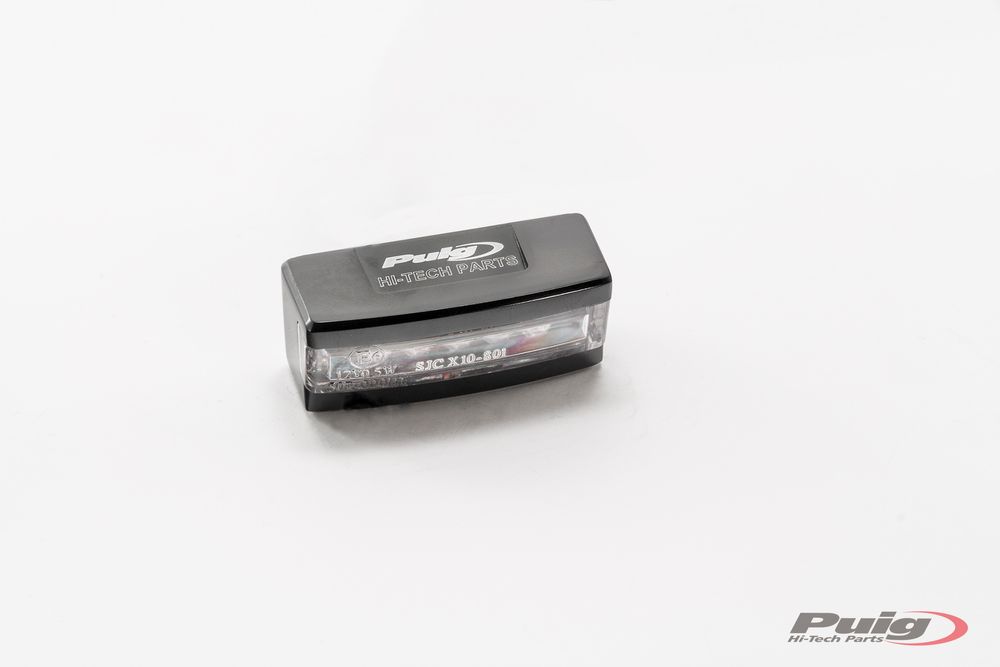 PUIG 5565N LED Kennzeichenlicht ALU passend fuer UNIVERSAL UNIVERSAL Schwarz