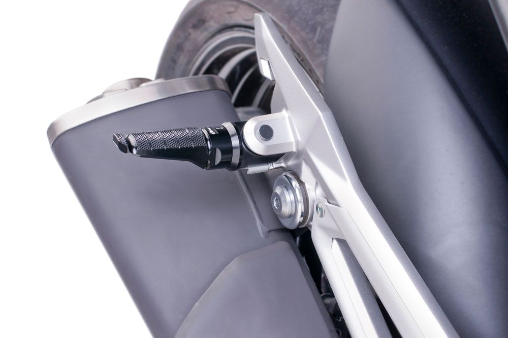 PUIG 6351N Vintage Fußrasten passend fuer KAWASAKI Z750 Schwarz