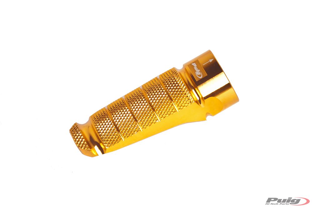 PUIG 6301O Racing Fußrasten passend fuer YAMAHA T-MAX 560 TECH MAX Gold