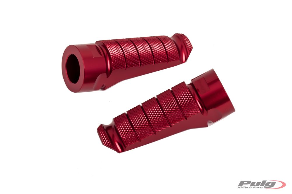 PUIG 6301R Racing Fußrasten passend fuer YAMAHA T-MAX 560 TECH MAX Rot