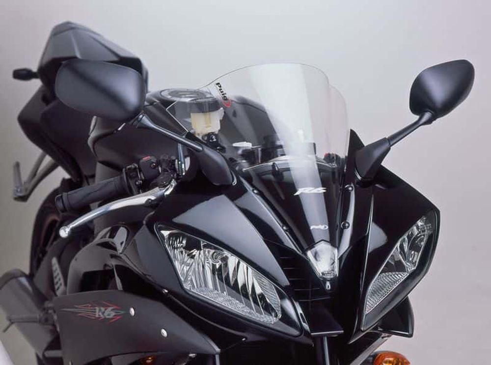 PUIG 4059W Racingscheibe passend fuer YAMAHA YZF-R6 Transparent