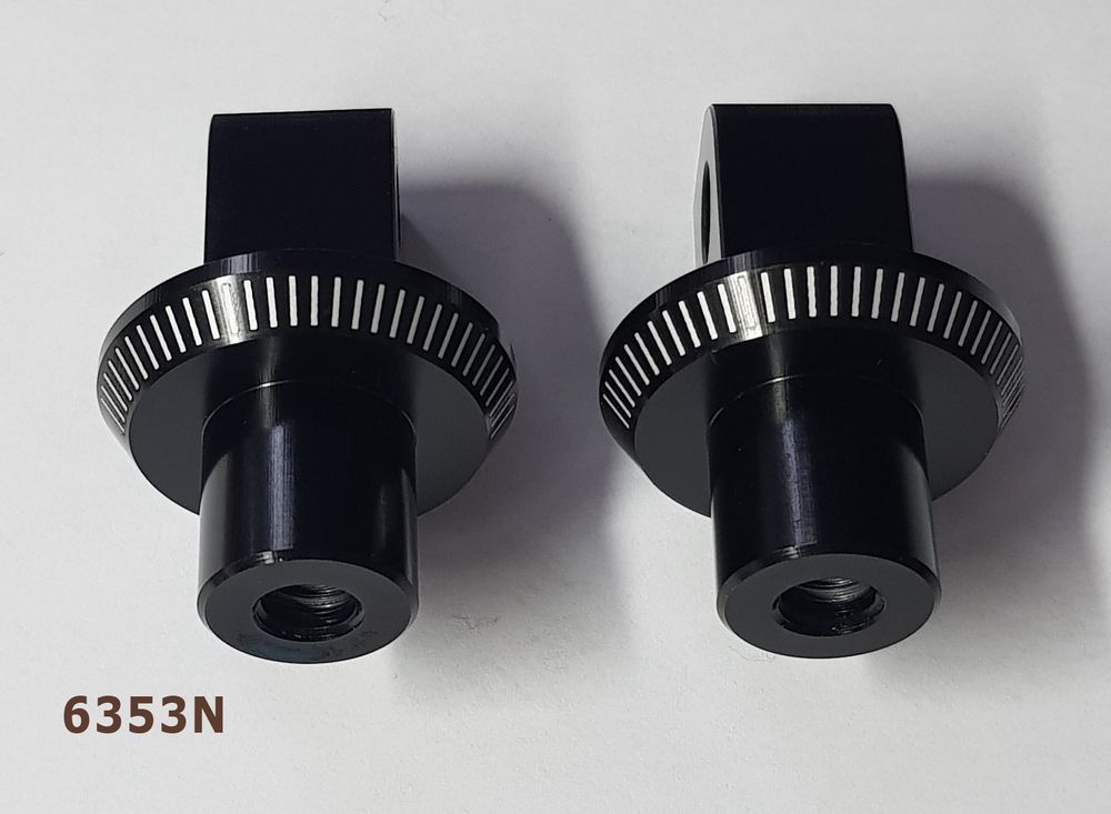 PUIG 6353N Vintage Fußrasten passend fuer SUZUKI GSX-R1000 Schwarz