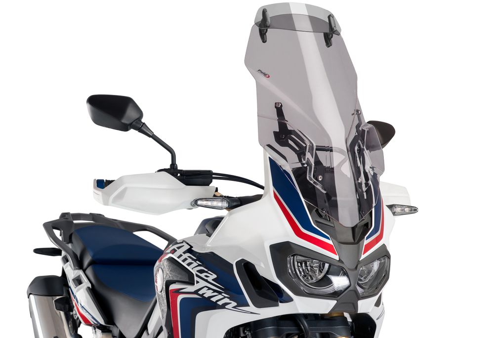PUIG 9157H Tourenscheibe mit Spoilerscheibe passend fuer HONDA CRF1000L AFRICA TWIN Getönt