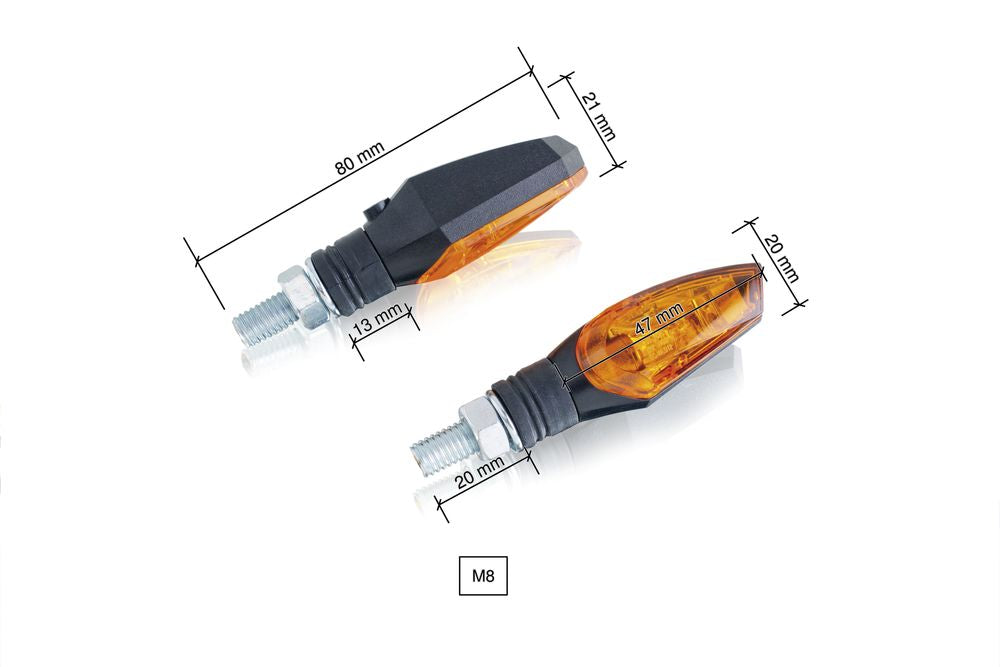 PUIG 6475N Eye Blinkerset passend fuer DUCATI PANIGALE V2 Schwarz