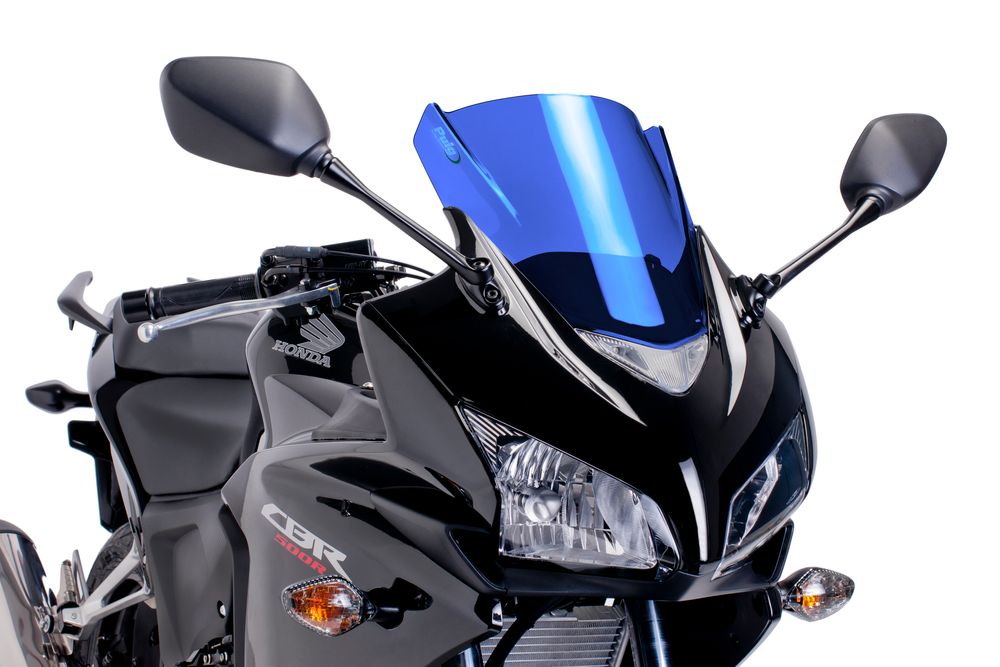 PUIG 6479A Z-Racing Scheibe passend fuer HONDA CBR500R Blau