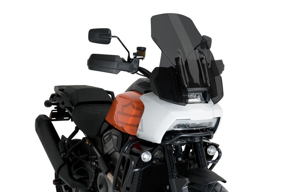 PUIG 20840F Tourenscheibe passend fuer HARLEY DAVIDSON PAN AMERICA RA1250 Stark getönt