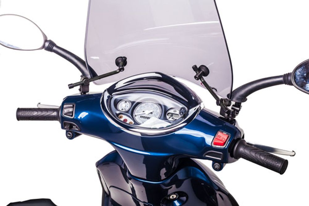 PUIG 6533H Rollerscheibe Trafic passend fuer PIAGGIO FLY 125 ie 3V AC Getönt
