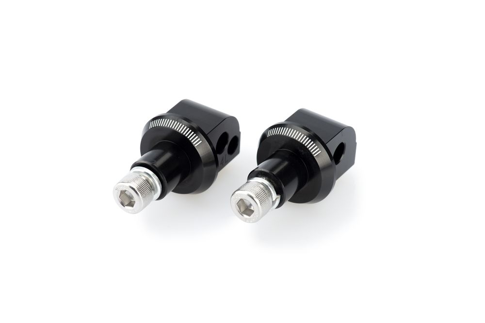 PUIG 6633N Vintage Fußrasten passend fuer APRILIA TUONO 660 Schwarz