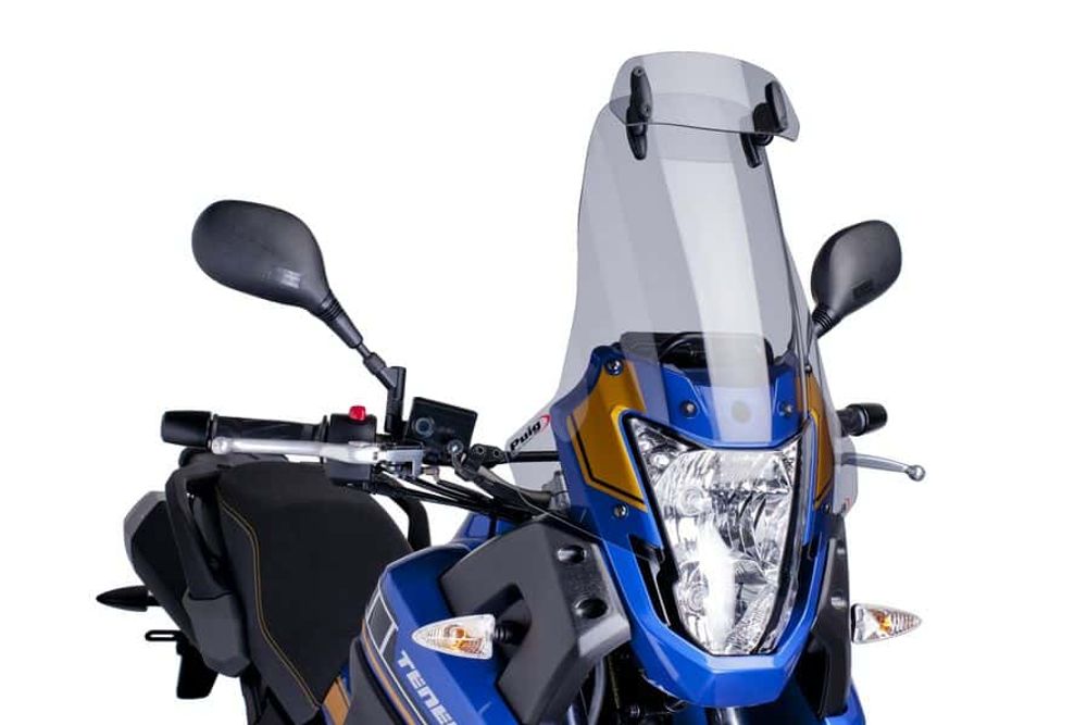PUIG 5912H Tourenscheibe mit Spoilerscheibe passend fuer YAMAHA XT660Z TENERE Getönt