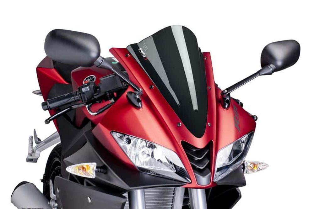 PUIG 4637C Racingscheibe passend fuer YAMAHA YZF-R125 Carbon look