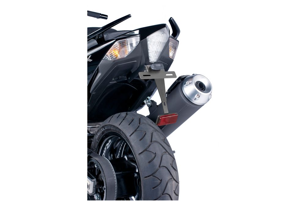 PUIG 6092N Kennzeichenhalters passend fuer YAMAHA T-MAX 530 Schwarz