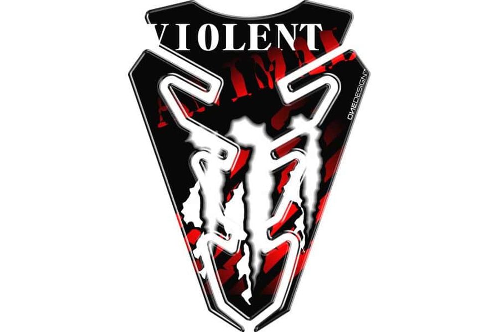 PUIG 5519R Violent Tankprotektor passend fuer HONDA NT650V DEAUVILLE Rot