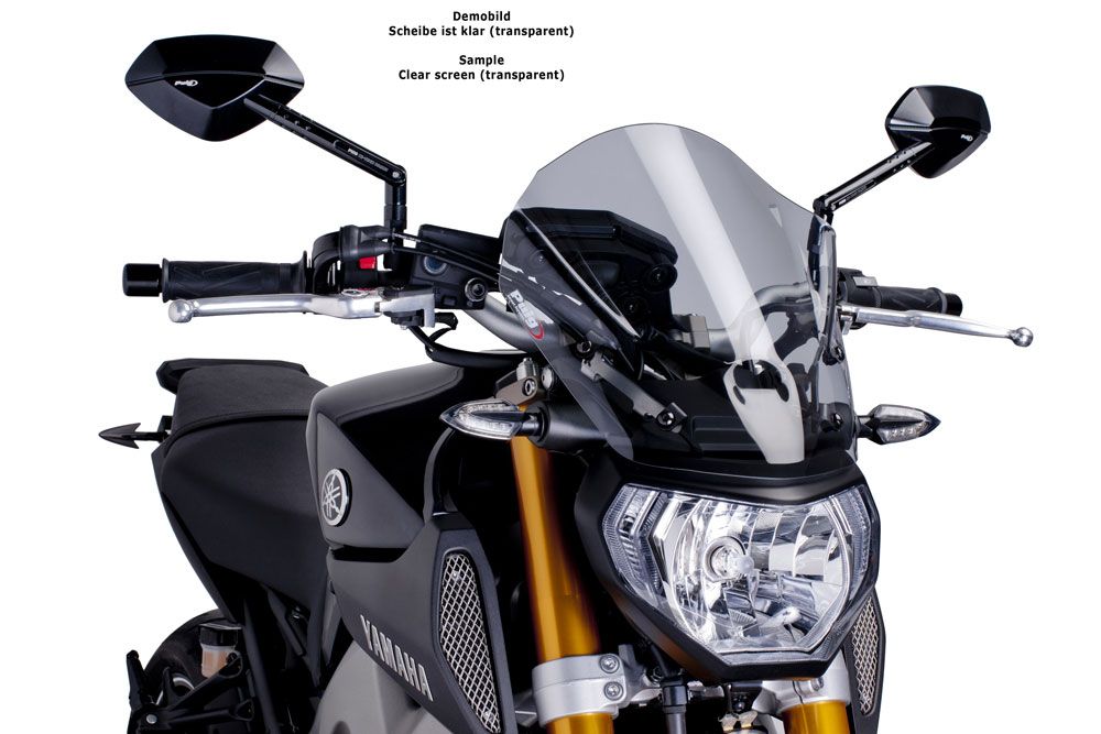 PUIG 6861W New Generation Touring passend fuer YAMAHA MT-09 Transparent