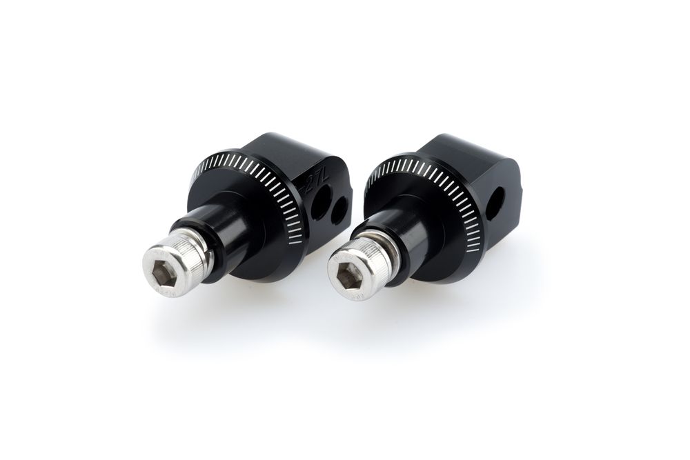 PUIG 6865N Vintage Fußrasten passend fuer APRILIA RSV4 Schwarz