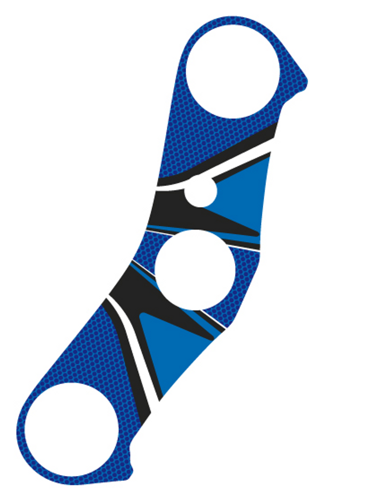 PUIG 6928A Radikal Yoke Protector passend fuer YAMAHA YZF-R1 Blau