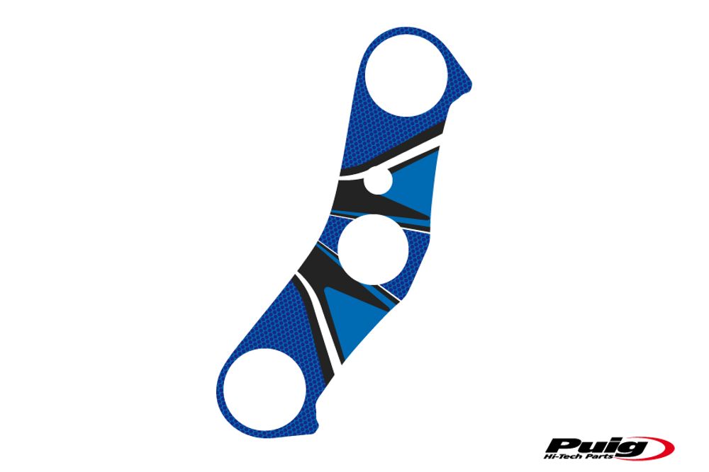 PUIG 6928A Radikal Yoke Protector passend fuer YAMAHA YZF-R1 Blau