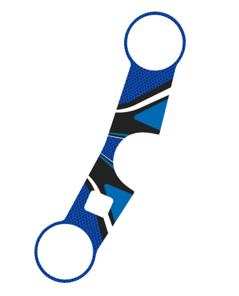 PUIG 6939A Radikal Yoke Protector passend fuer SUZUKI GSX-R1000 Blau