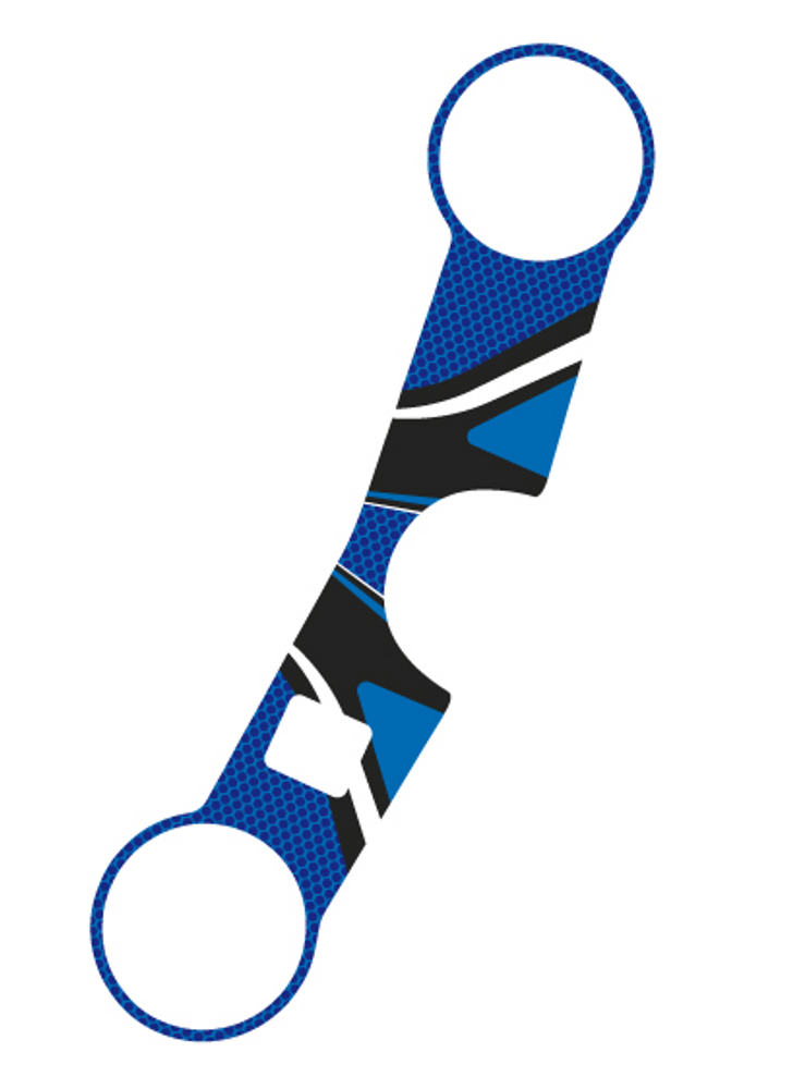PUIG 6940A Radikal Yoke Protector passend fuer SUZUKI GSX-R600 Blau