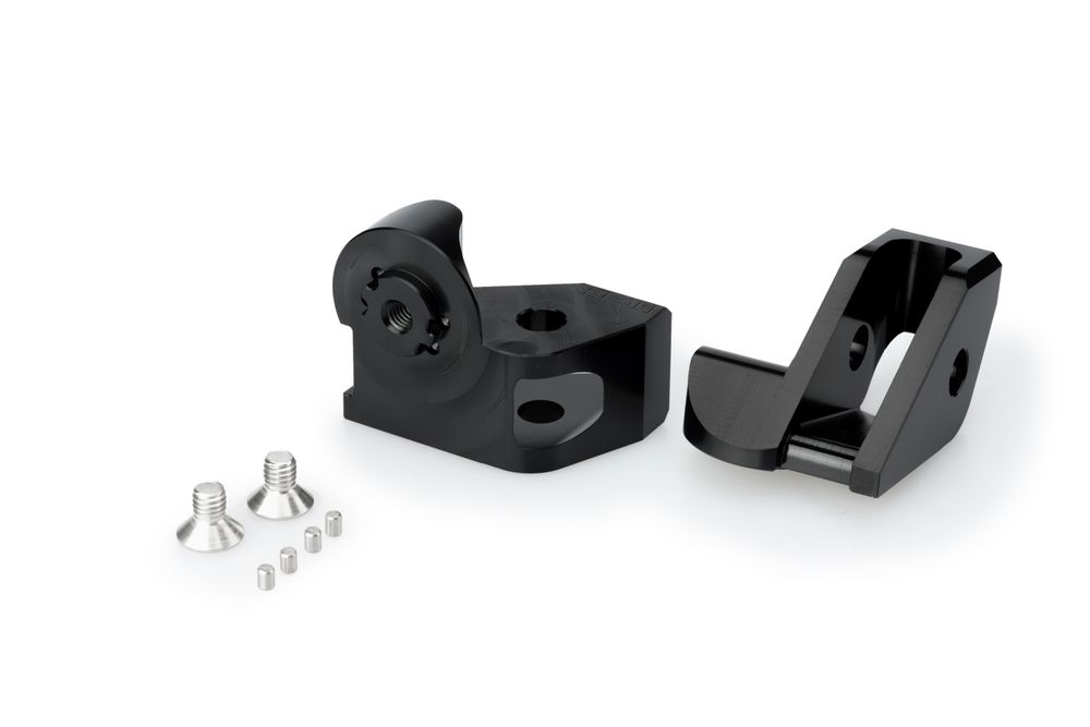 PUIG 20322N Vintage Fußrasten passend fuer BMW R1200GS Schwarz