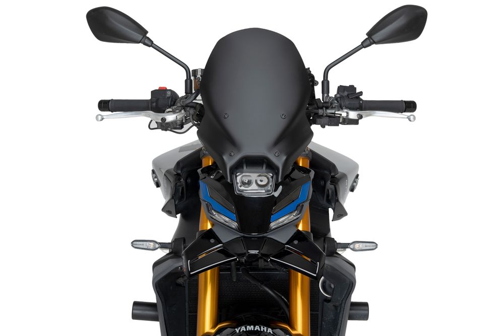 PUIG 22078J New Generation Touring passend fuer YAMAHA MT-09 SP Mattschwarz