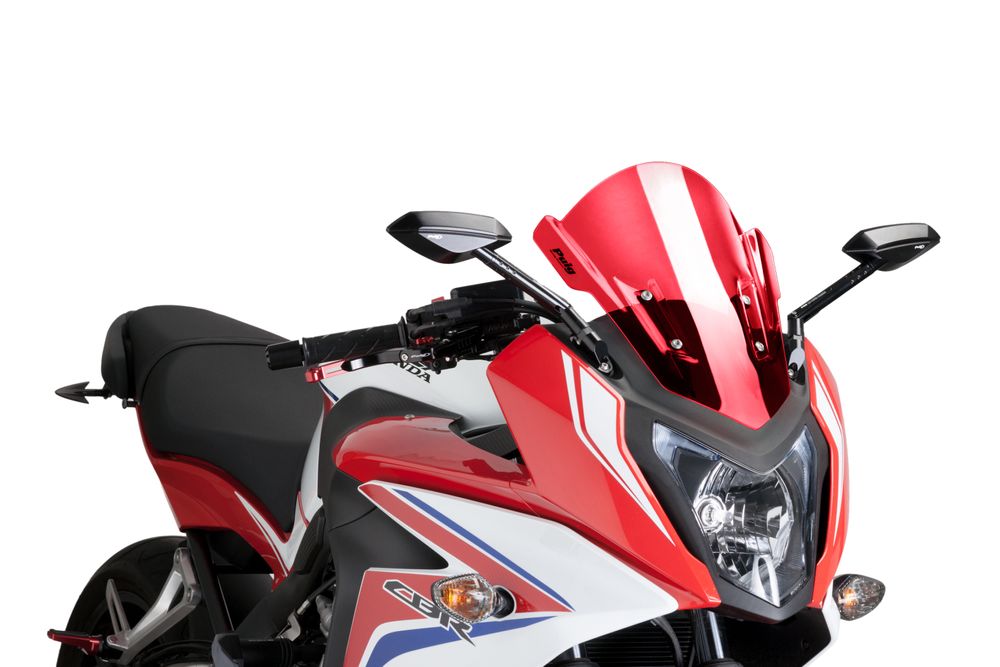 PUIG 7003R Z-Racing Scheibe passend fuer HONDA CBR650F Rot