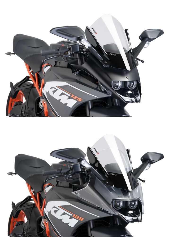 PUIG 7004W Z-Racing Scheibe passend fuer KTM RC125 Transparent