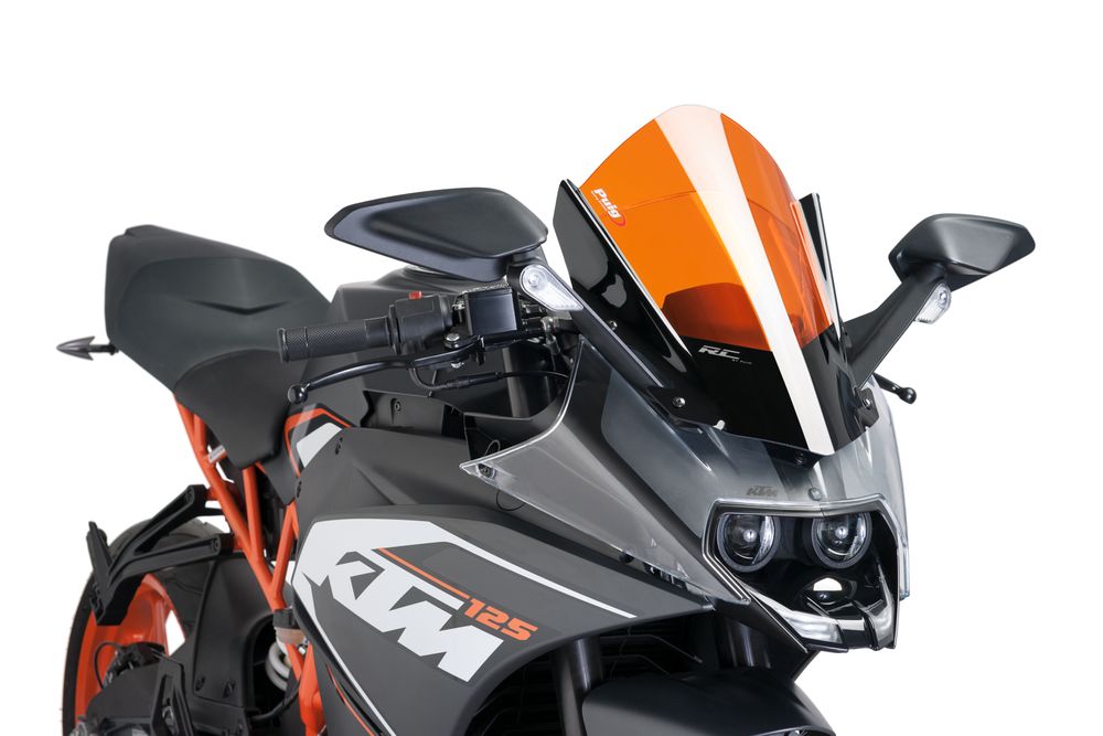 PUIG 7004T Z-Racing Scheibe passend fuer KTM RC125 Orange