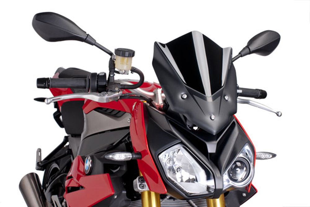 PUIG 7040N New Generation Sport passend fuer BMW S1000R Schwarz