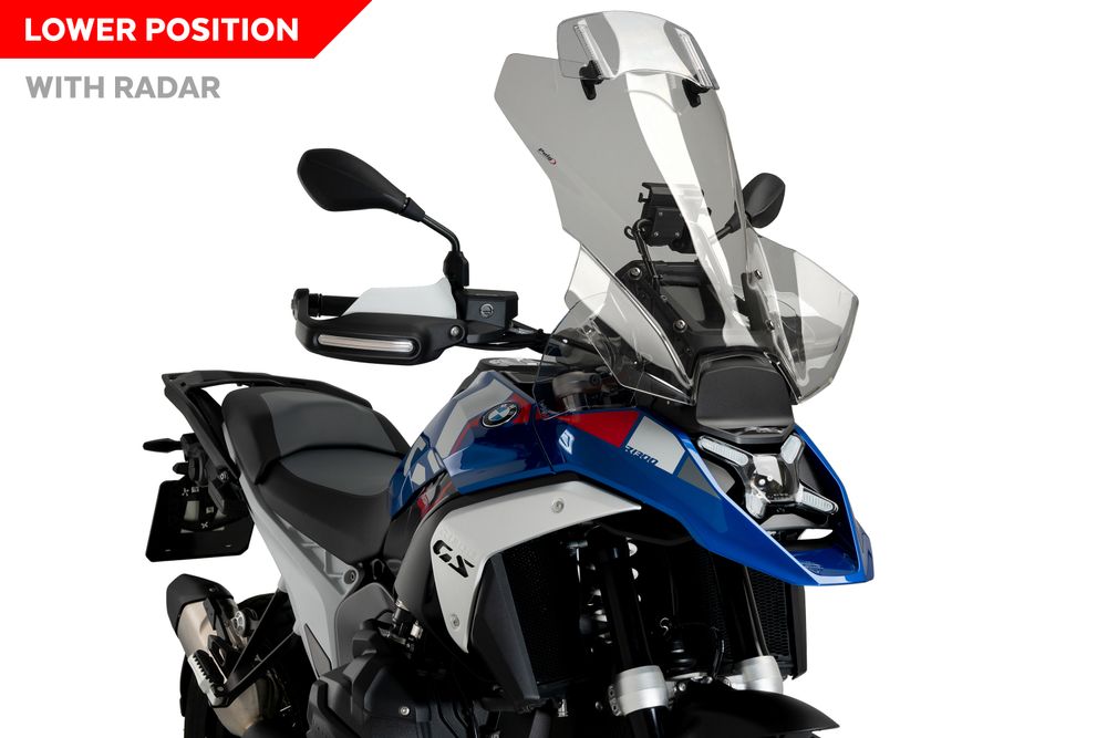 PUIG 21796H Tourenscheibe Plus mit Spoilerscheibe passend fuer BMW R1300GS Getönt