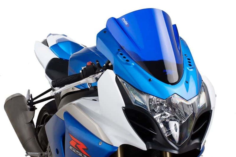 PUIG 4933A Z-Racing Scheibe passend fuer SUZUKI GSX-R1000 Blau
