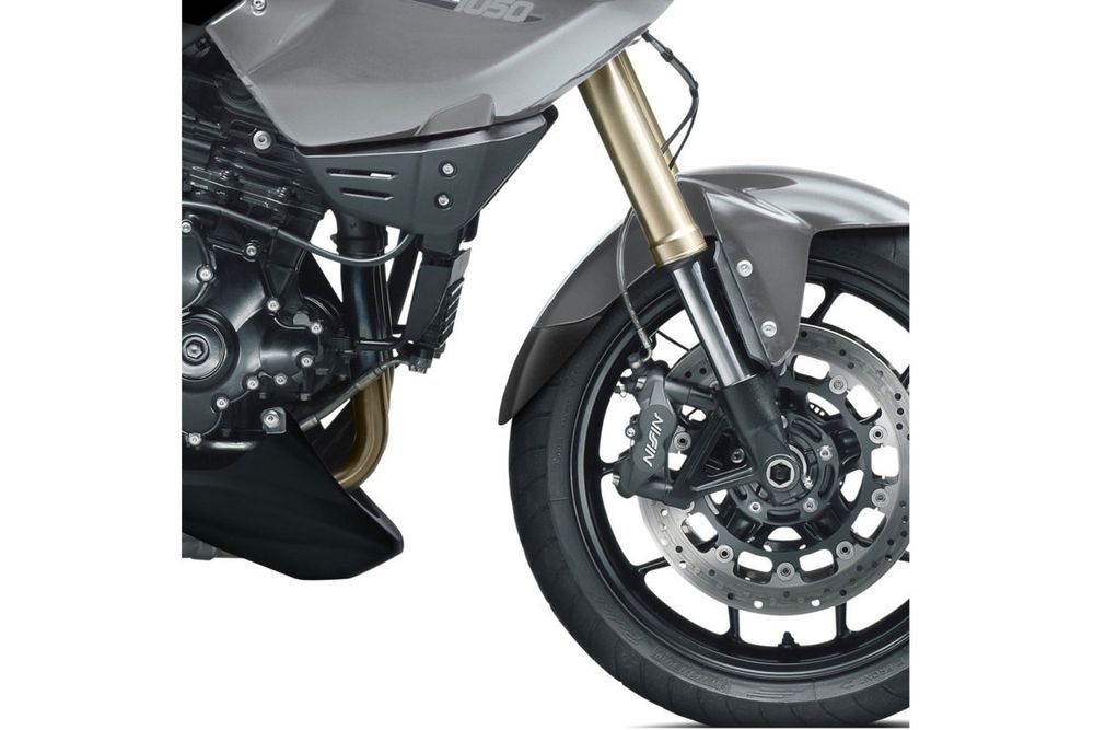 PUIG 6161N Verlängerung des vorderen Schutzblechs passend fuer TRIUMPH SPEED TRIPLE 1050 Schwarz