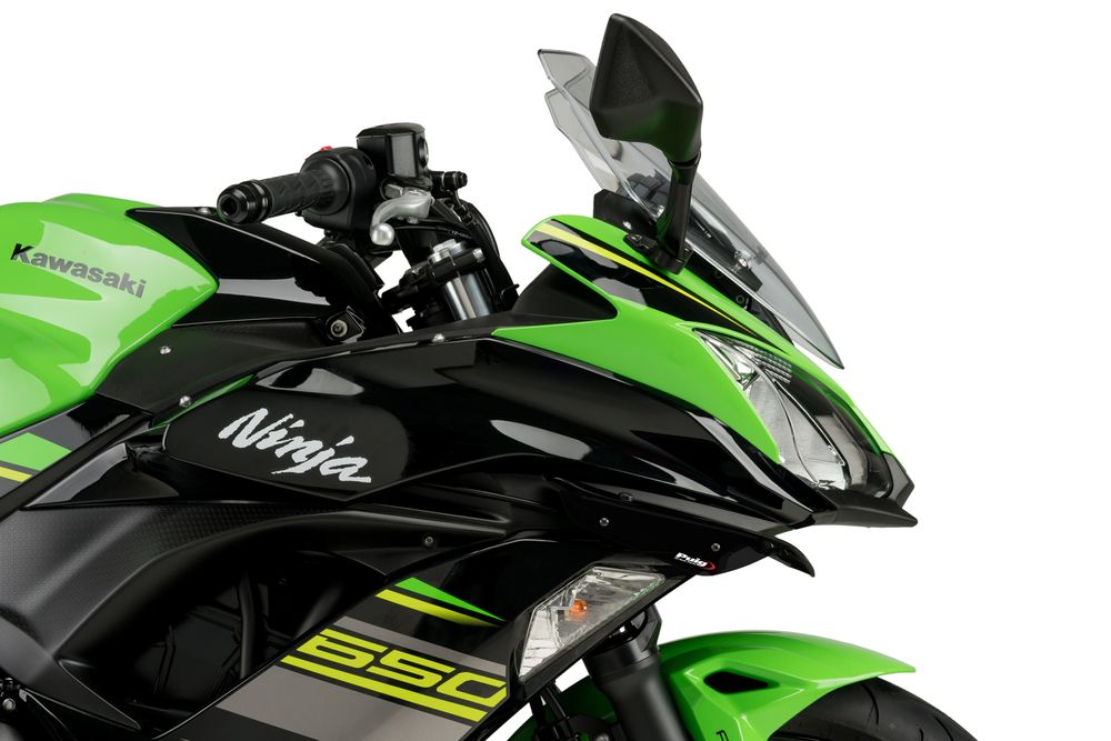 PUIG 3835N Sport Side Spoiler passend fuer KAWASAKI NINJA 650 Schwarz