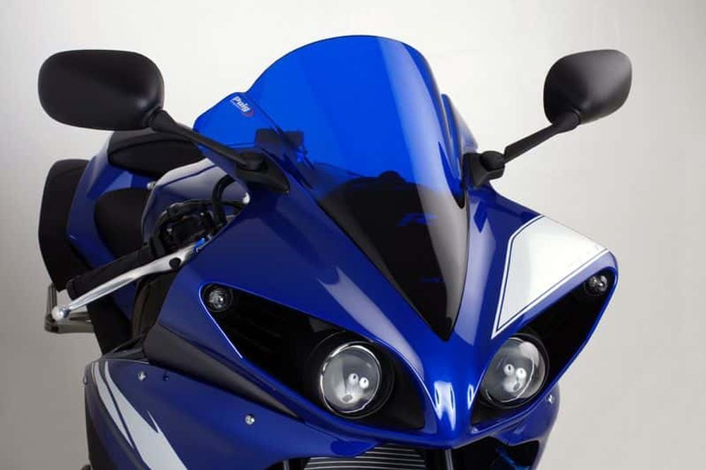 PUIG 4935A Z-Racing Scheibe passend fuer YAMAHA YZF-R1 Blau