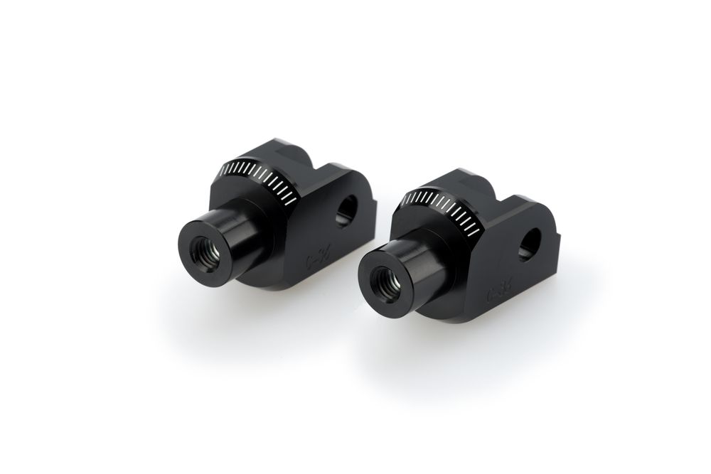 PUIG 7210N Vintage Fußrasten passend fuer KTM RC125 Schwarz
