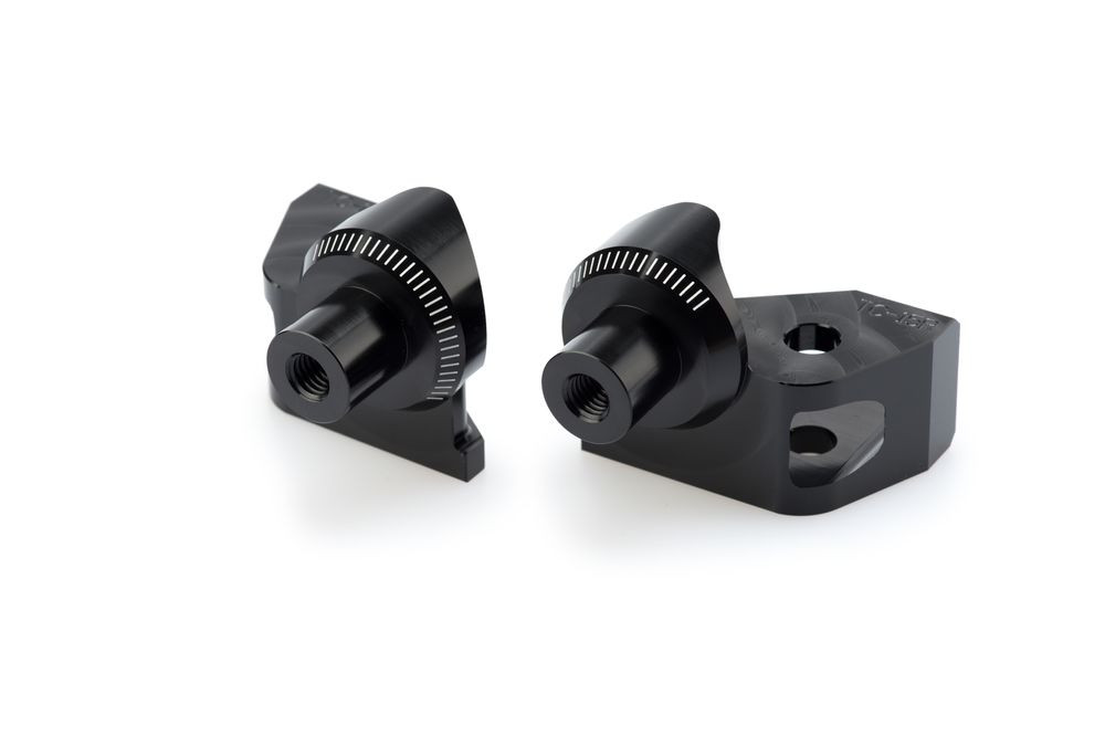 PUIG 7242N Evolution Fußrasten passend fuer BMW R1200GS Schwarz