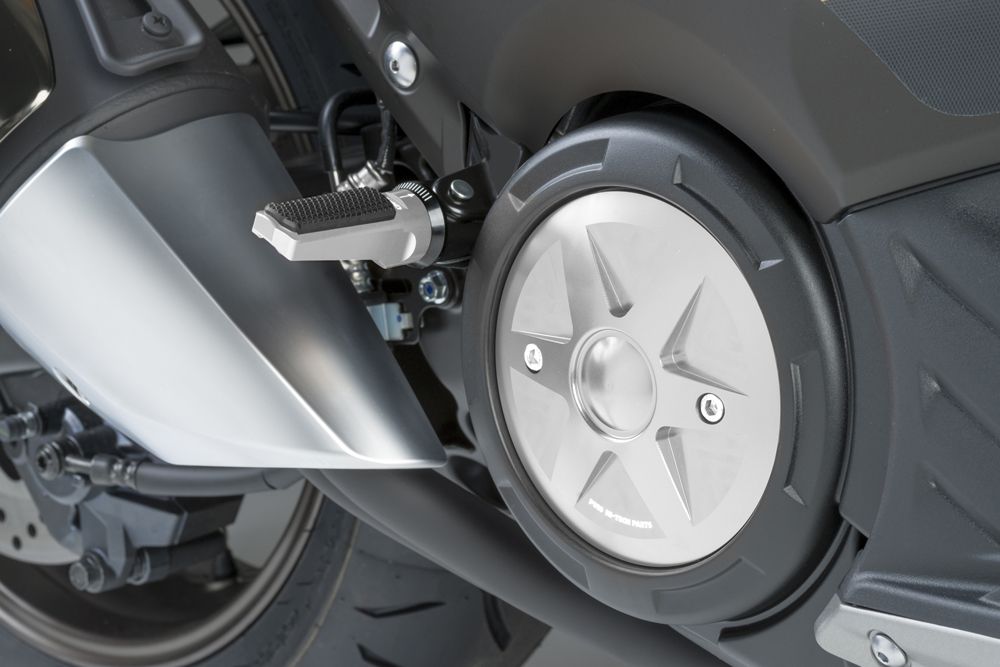 PUIG 7318P Sport Fußrasten passend fuer YAMAHA T-MAX 560 TECH MAX Silber