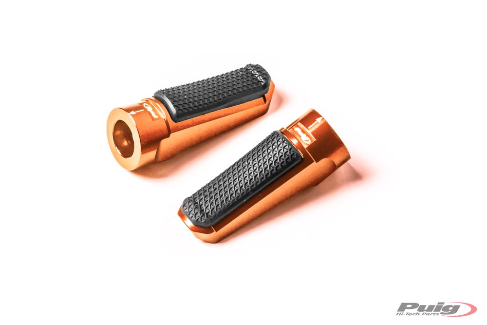 PUIG 7318T Sport Fußrasten passend fuer YAMAHA T-MAX 560 TECH MAX Orange
