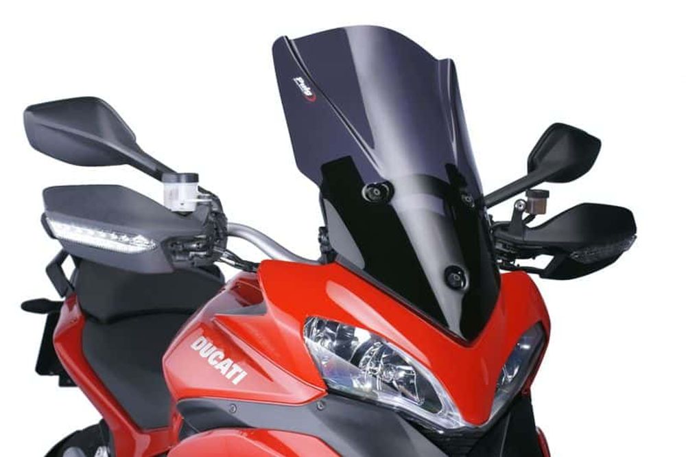 PUIG 5250F Tourenscheibe Plus passend fuer DUCATI MULTISTRADA 1200 Stark getönt