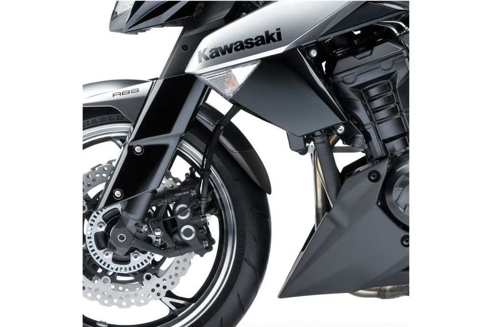 PUIG 5782N Verlängerung des vorderen Schutzblechs passend fuer KAWASAKI Z1000 Schwarz