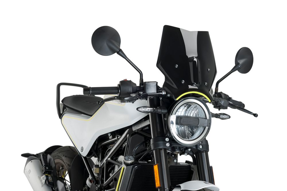 PUIG 9702N New Generation Sport passend fuer HUSQVARNA SVARTPILEN 401 Schwarz