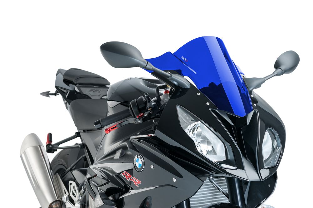 PUIG 7564A Z-Racing Scheibe passend fuer BMW S1000RR Blau
