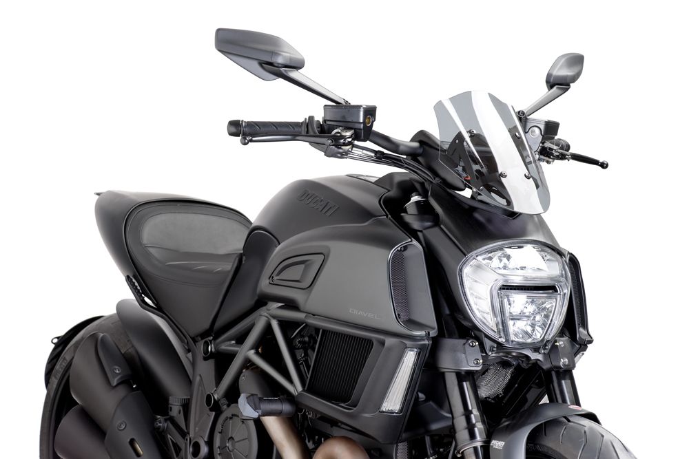 PUIG 7592H New Generation Verstellbare passend fuer DUCATI DIAVEL Getönt