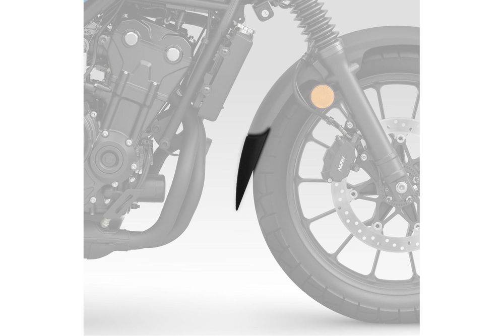 PUIG 21845N Verlängerung des vorderen Schutzblechs passend fuer HONDA CL 500 Schwarz
