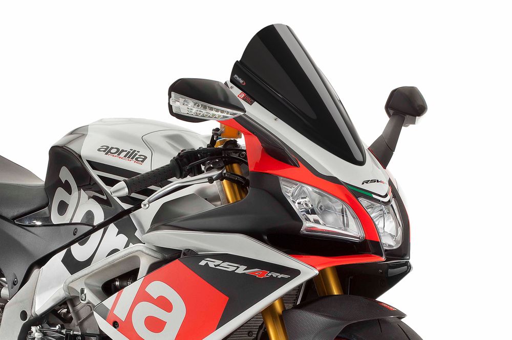PUIG 7614N Z-Racing Scheibe passend fuer APRILIA RSV4 RR Schwarz