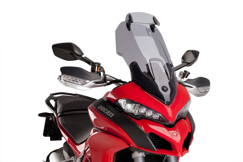 PUIG 7624H Tourenscheibe mit Spoilerscheibe passend fuer DUCATI MULTISTRADA 1200 Getönt
