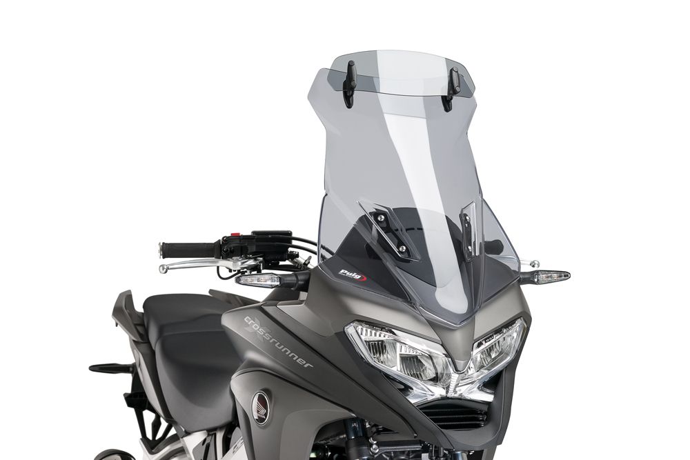 PUIG 7627H Tourenscheibe mit Spoilerscheibe passend fuer HONDA CROSSRUNNER Getönt