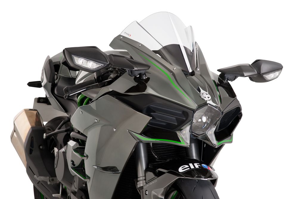 PUIG 7631W Z-Racing Scheibe passend fuer KAWASAKI NINJA H2 Transparent
